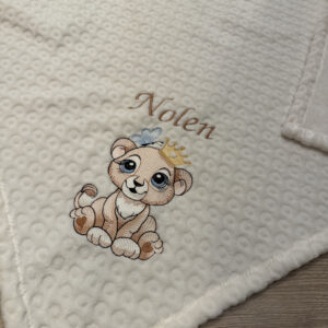 Egyrétegű Babatakaró - Mintás, névre szóló    TÖBB VÁLASZTHATÓ MINTA TALÁLHATÓ!